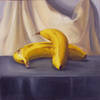 Bananas<br> 2009, Oil on board, 15” x 15”