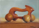 Love Toy, Ancient History Now <br>2010, oil on canvas, 8” x 10”